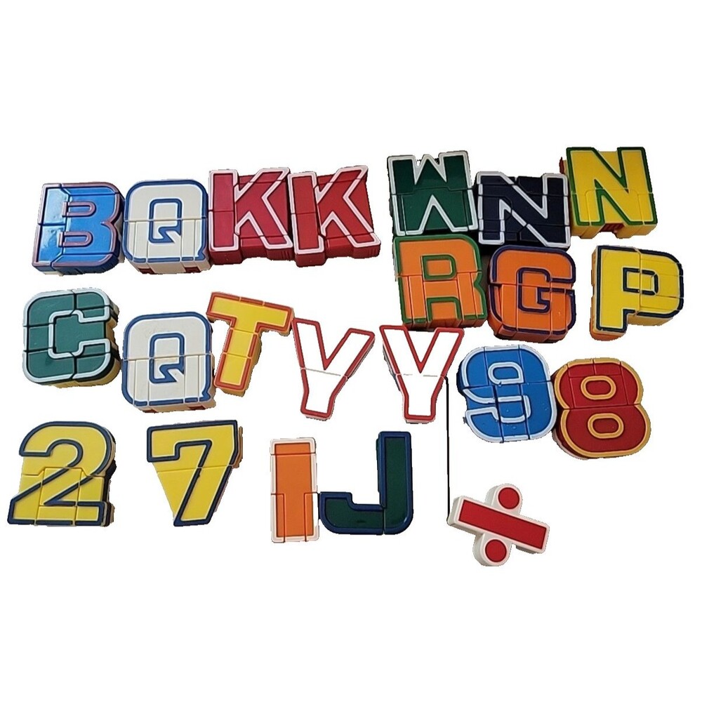 Alpha Bots Transforming‎ Robot Alphabet Letters Set Replacements Not Complete